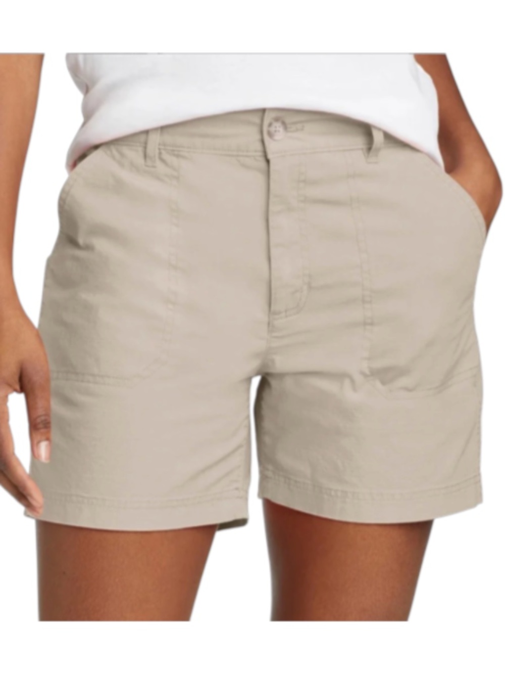 Eddie Bauer Womens Adventurer Stretch Ripstop Utility Shorts 14